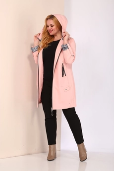Плащ 2077 персик Shetti