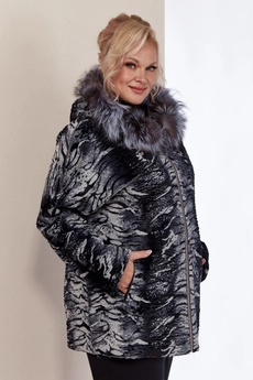 Куртка 2158 баклажан Shetti