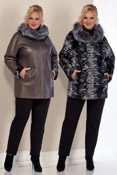 Куртка 2158 баклажан Shetti