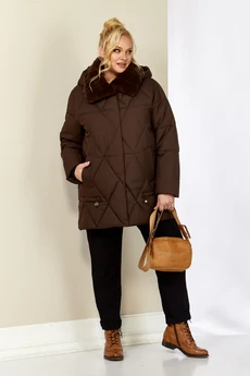 Куртка 2207 шоколад Shetti