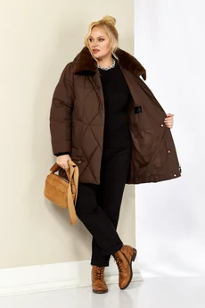 Куртка 2207 шоколад Shetti