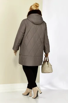 Куртка 2208 серо-лиловый Shetti