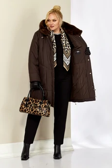 Куртка 2208 шоколад Shetti
