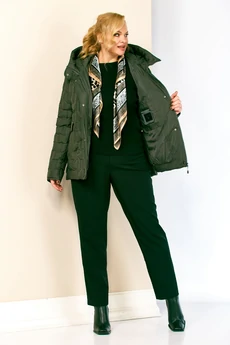 Куртка 2210 темно-зеленый Shetti