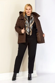 Куртка 2210 шоколад Shetti