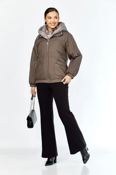 Куртка 2213 пепельно-коричневый Shetti