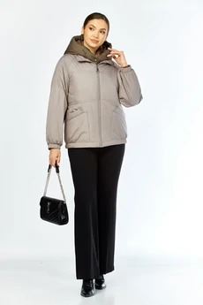 Куртка 2213 бежево-серый Shetti