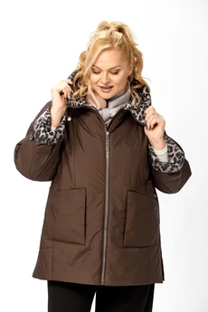 Куртка 2215 шоколад Shetti