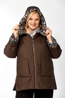 Куртка 2215 шоколад Shetti