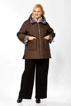 Куртка 2215 шоколад Shetti