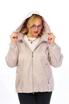 Куртка 2216 бежево-жемчужный Shetti