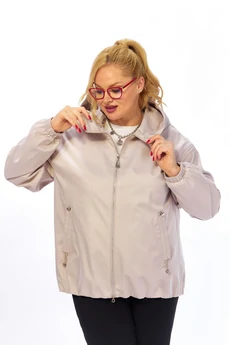 Куртка 2216 бежево-жемчужный Shetti