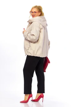 Куртка 2216 бежево-жемчужный Shetti