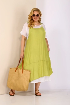 Костюм с платьем 4022 яблоко Shetti