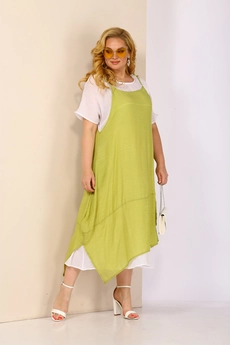 Костюм с платьем 4022 яблоко Shetti
