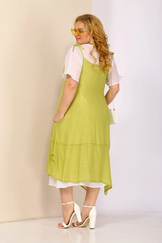 Костюм с платьем 4022 яблоко Shetti