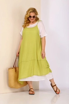 Костюм с платьем 4022 яблоко Shetti