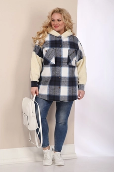 Кардиган 4037 синий Shetti
