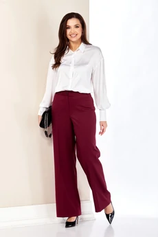 Костюм брючный 4075 винный Shetti