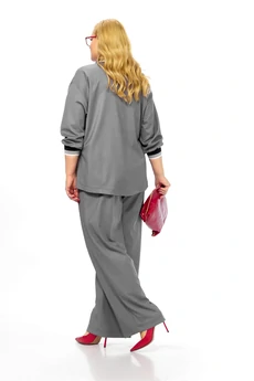 Костюм брючный 4080 серый Shetti