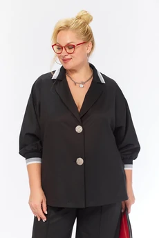 Костюм брючный 4080 черный Shetti