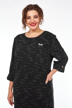 Платье 229 черный СиБон