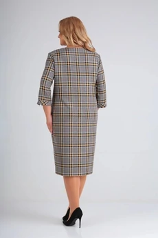 Платье 230 клетка СиБон