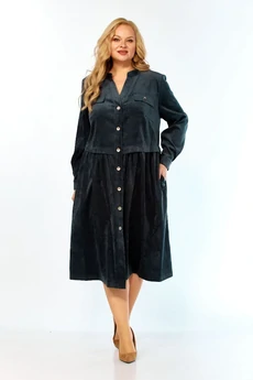 Платье 241 темно-зеленый СиБон