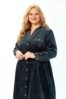 Платье 241 темно-зеленый СиБон