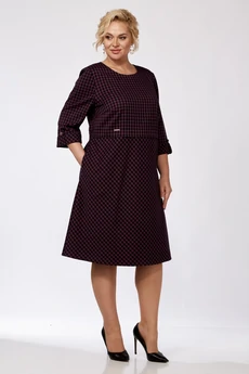 Платье 257 красно-синий СиБон