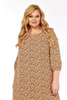 Платье 299 рыжий СиБон