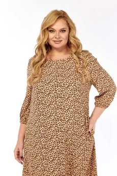 Платье 299 рыжий СиБон