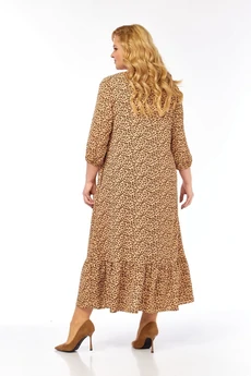 Платье 299 рыжий СиБон