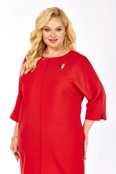 Платье 373 красный СиБон