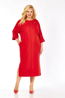 Платье 373 красный СиБон
