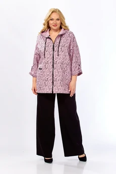 Жакет 0364 розовый с черным СиБон