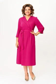 Платье 557 малиновый Slavia-elit