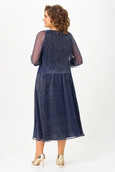 Платье 562 светло-синий Slavia-elit