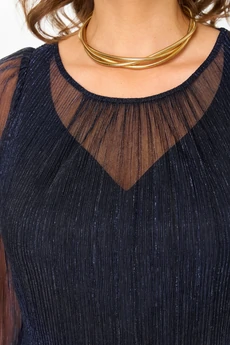 Платье 562 темно-синий Slavia-elit