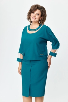 Костюм с юбкой 949 бутылка SolomeyaLux
