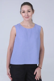 Блузка 11-25-2 сирень Super Flax