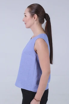 Блузка 11-25-2 сирень Super Flax