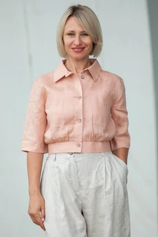 Рубашка 31-25-2 персиковый Super Flax