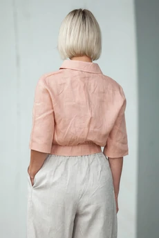 Рубашка 31-25-2 персиковый Super Flax