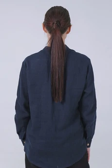 Рубашка 32-25-2 темно-синий Super Flax