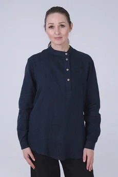 Рубашка 32-25-2 темно-синий Super Flax