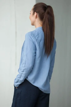 Рубашка 32-25-3 голубой Super Flax