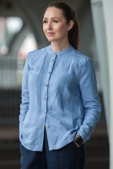 Рубашка 32-25-3 голубой Super Flax