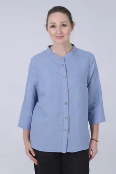 Рубашка 33-25-1 голубой Super Flax