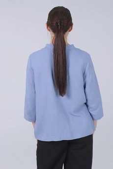 Рубашка 33-25-1 голубой Super Flax